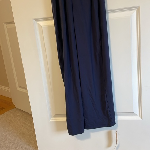 Reformation Xena Knit Dress, Navy, Size Large NWT - Picture 6 of 6